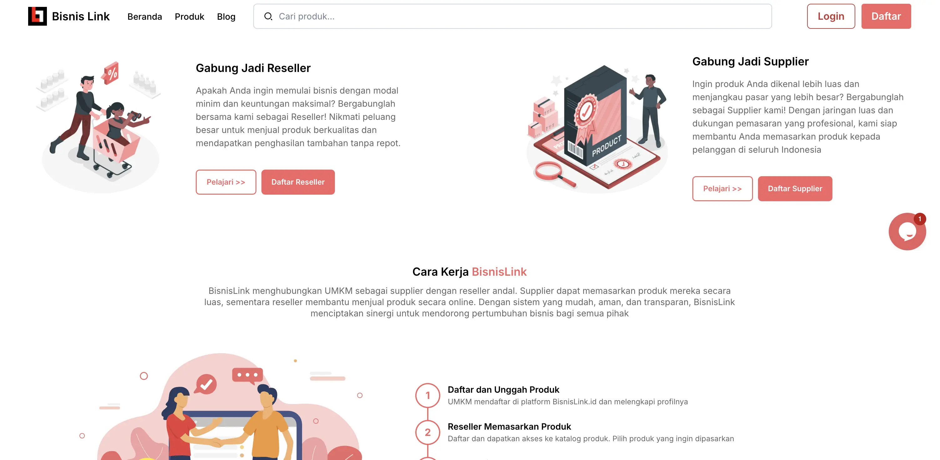 BisnisLink project preview