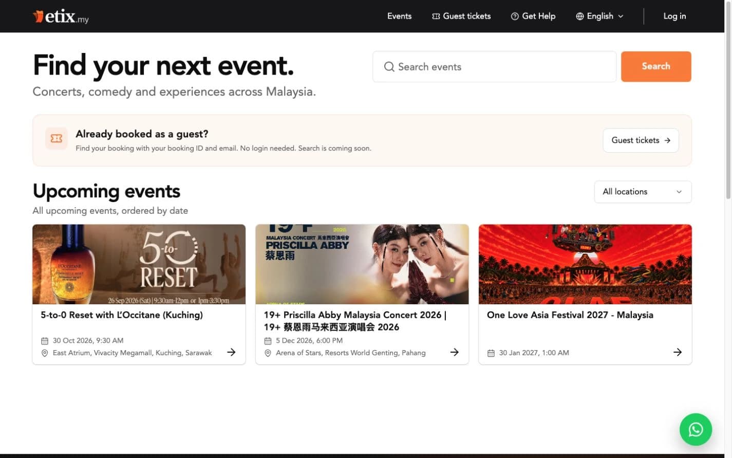 Etix project preview